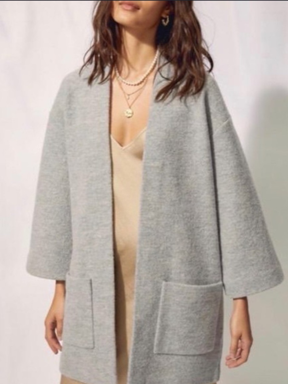 ARITZIA WILFRED Brullon Merino Wool Sweater Cardigan